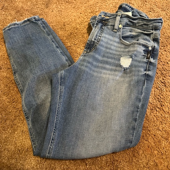 Women’s Silver Avery skinny high rise jeans 30/27 - Picture 5 of 13